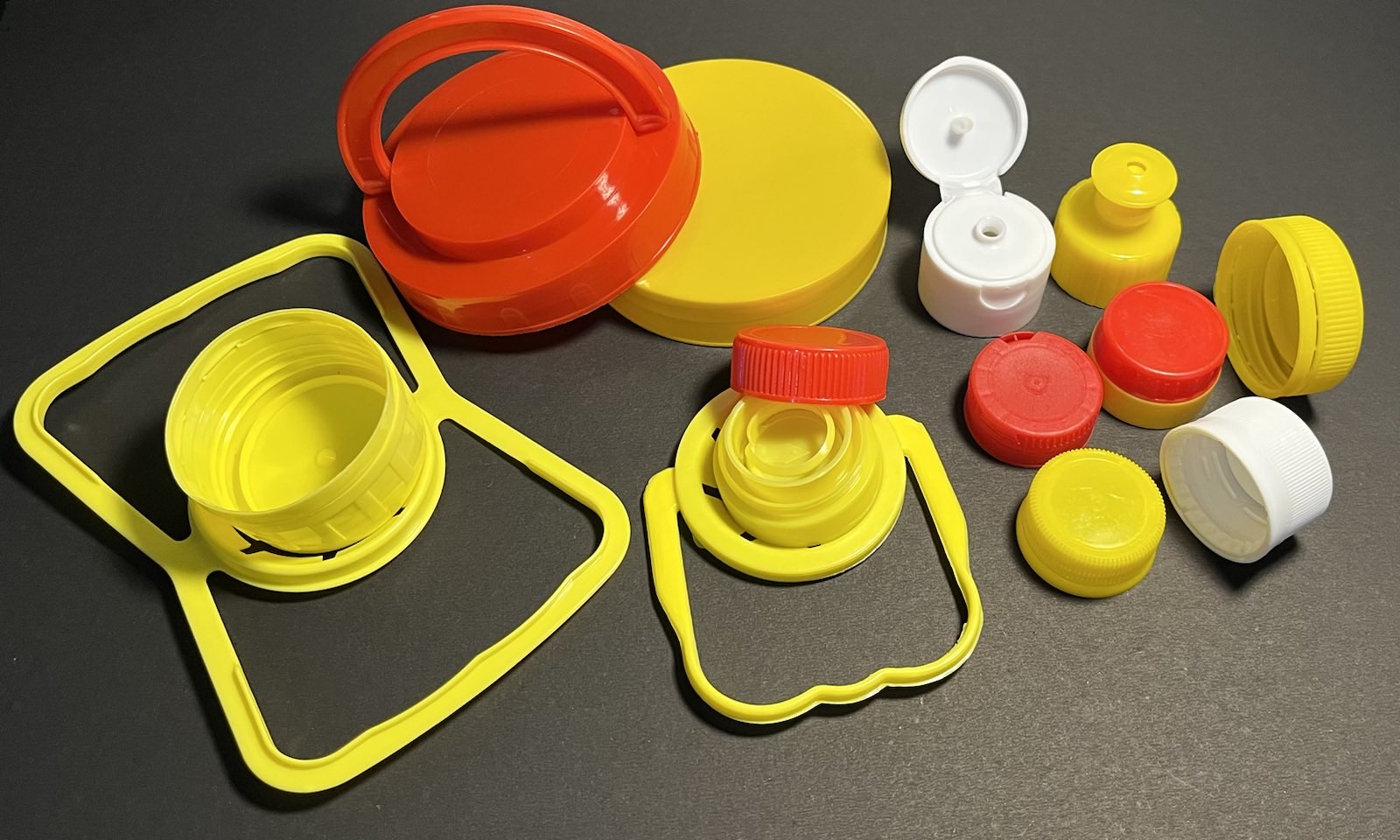 Leak-proof oil and beverage bottle plastic caps by A.R. Plastics